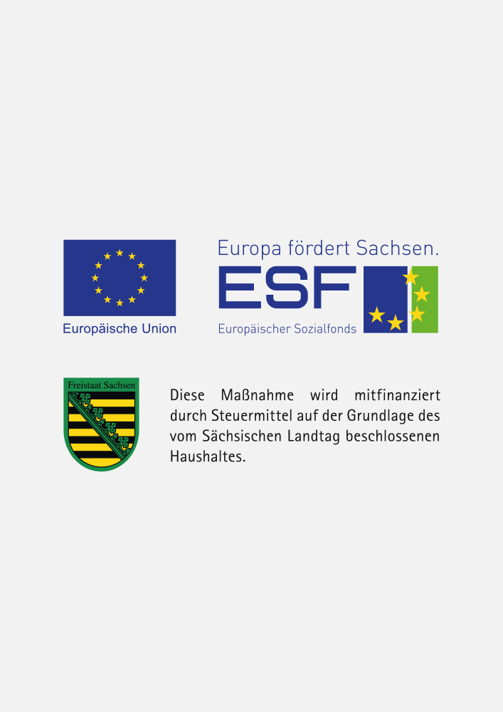 Vorschaubild ESF und Freistaat Sachsen Logo-Kombination